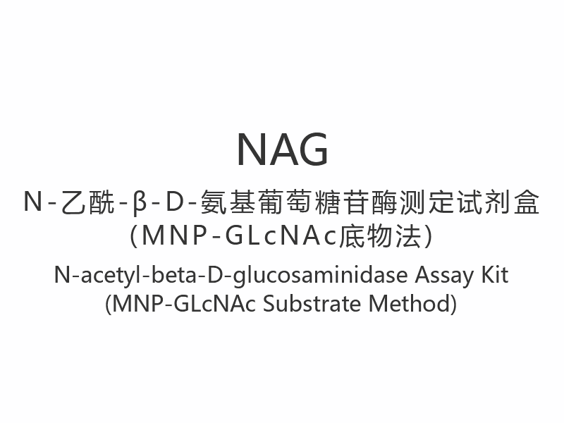 【NAG】N-아세틸-베타-D-글루코사미니다제 분석 키트(MNP-GLcNAc 기질법)